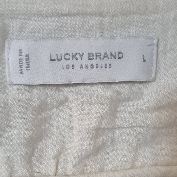 Lucky Brand Beaded Peasant Top - Picture 3 of 7